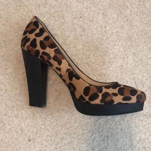 Calvin Klein Leopard Heels size 8